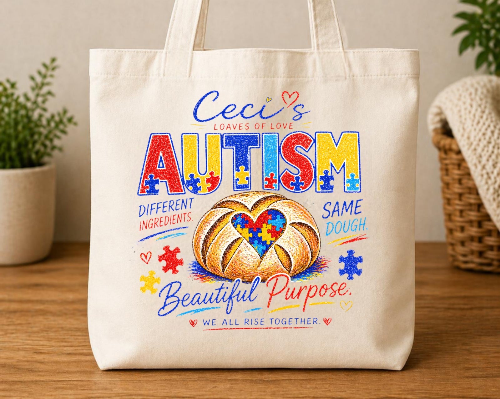 Autism Awareness Tote